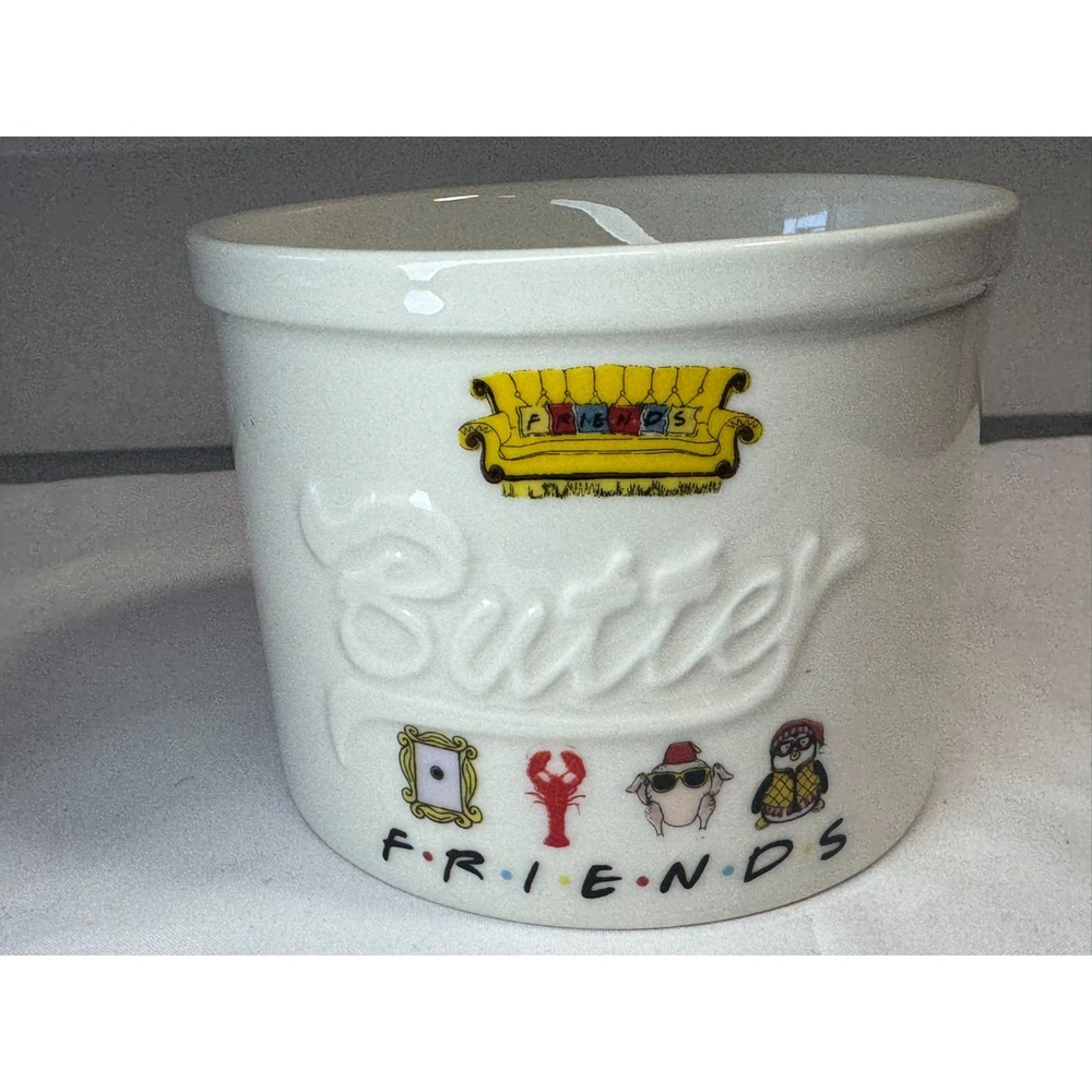 FRIENDS Central Perk Butter Crock Dish Ceramic Bowl‎